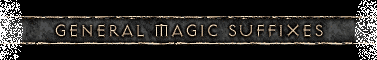 General Magic Suffixes